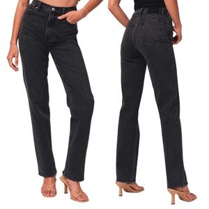 Abercrombie & Fitch Black High Rise Women Jeans